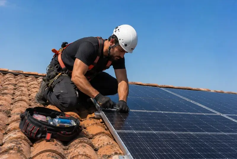 Maintenance et monitoring de panneaux solaires à Saint-Alban