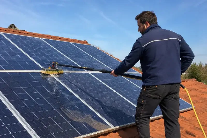 Nettoyage et entretien de panneaux solaires à Saint-Alban